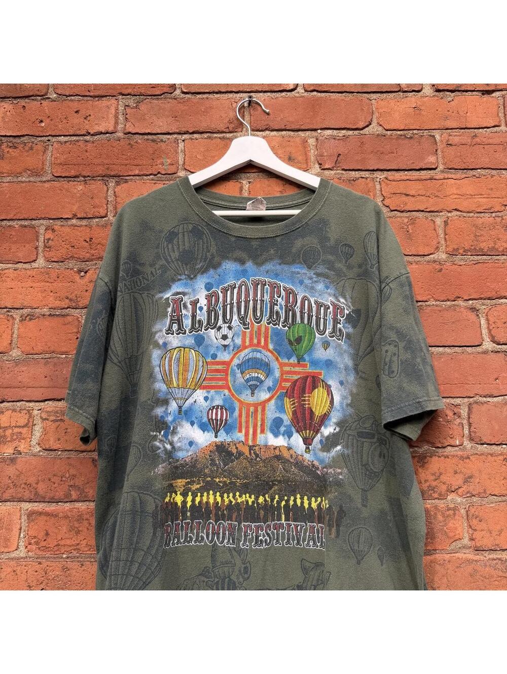 Vintage Albuquerque balloon festival all over print T-shirt